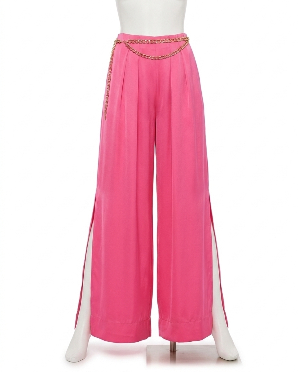 NEW RAMY BROOK jolie wide leg pants in pink garnet